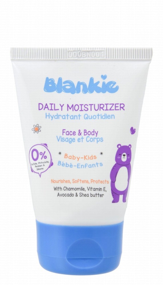 Blankie Hypoallergenic Moisturizing, Nourishing & Softening Face & Body Cream with Chamomile, Vitamin E & Avocado Butter for Kids & Babies (0+ Months) - sulfate free, phthalate free, parabens free