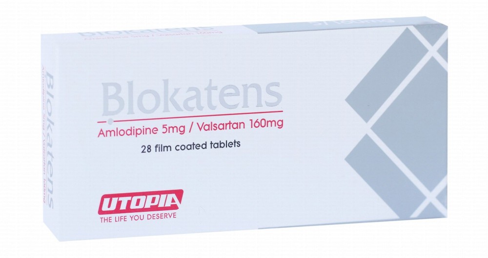 Blokatens 5mg Amlodipine & 160mg Valsartan