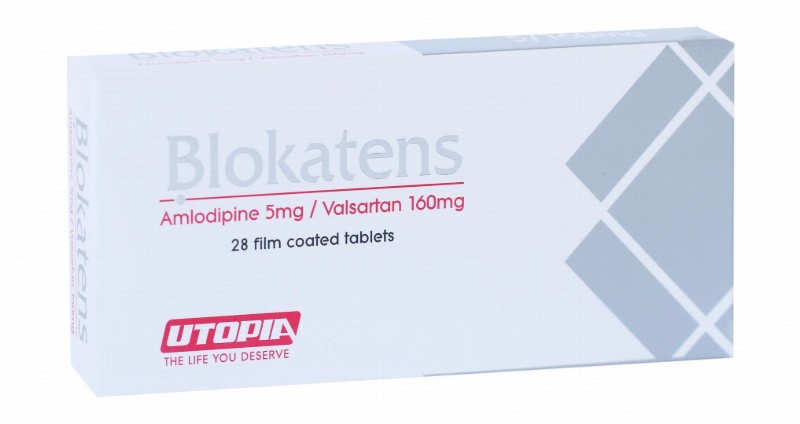 Blokatens 5mg Amlodipine & 160mg Valsartan