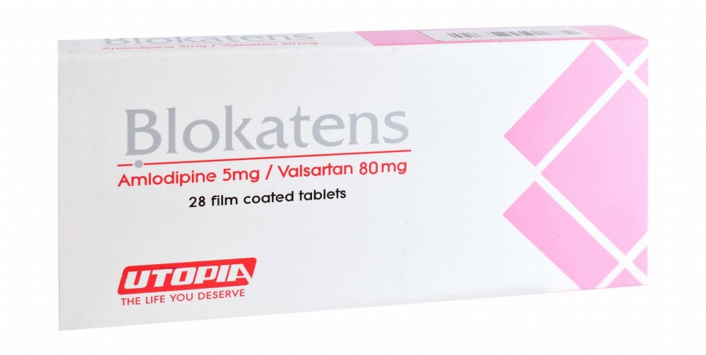Blokatens 5mg Amlodipine & 80mg Valsartan