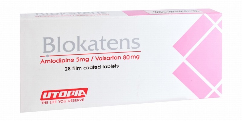 Blokatens 5mg Amlodipine & 80mg Valsartan