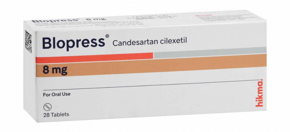 Blopress 8mg Candesartan Cilexetil
