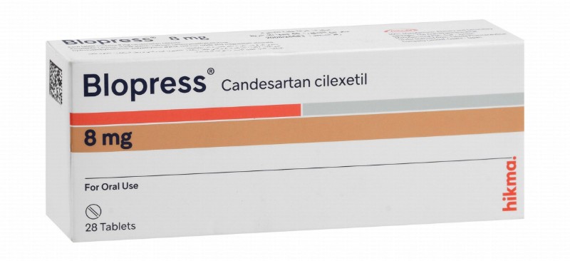 Blopress 8mg Candesartan Cilexetil