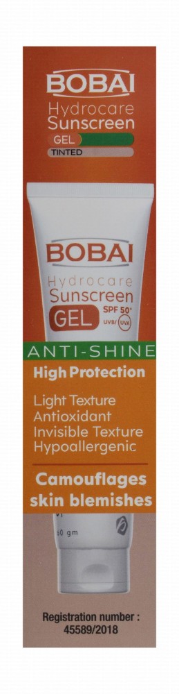 Bobai Hydrocare Hypoallergenic Antioxidant & Anti-Shine Tinted Face & Body Sunscreen Gels for Oily & Combination Skin SPF50+ Medium Tint (1+1 Free)