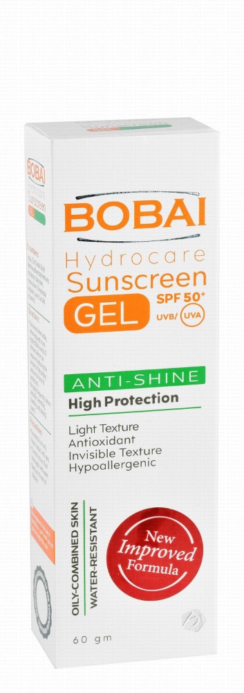 Bobai Hypoallergenic Water-Resistant Anti-Shine Face & Body Sunscreen for Oily & Combination Skin SPF50+ - non comedogenic