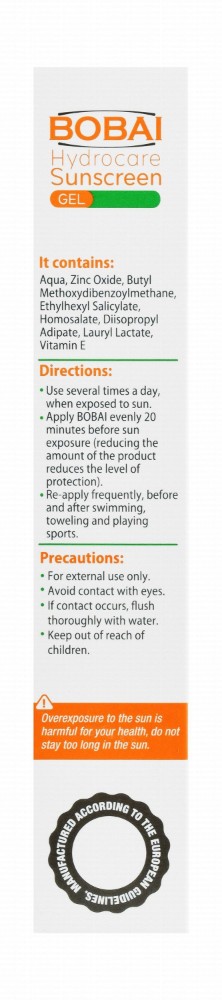 Bobai Hypoallergenic Water-Resistant Anti-Shine Face & Body Sunscreen for Oily & Combination Skin SPF50+ - non comedogenic
