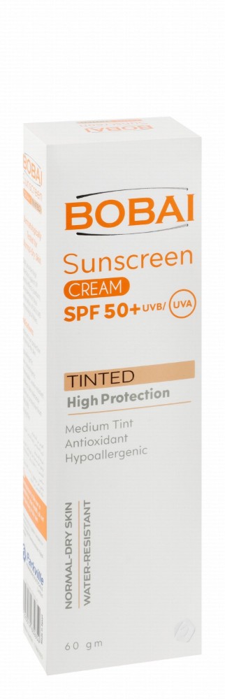 Bobai Hypoallergenic Water-Resistant Medium Tinted Antioxidant Facial Sunscreen with UVA & UVB Protection for Normal to Dry Skin SPF50+ - non comedogenic
