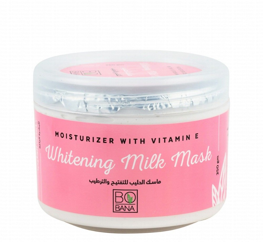 Bobana Moisturizing & Whitening Milk Mask with Vitamin E for Face & Body