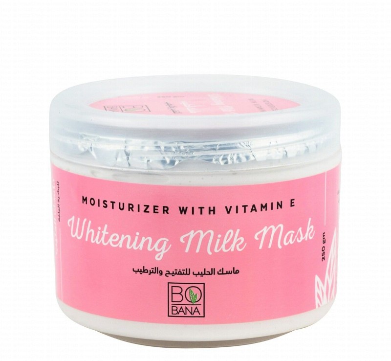 Bobana Moisturizing & Whitening Milk Mask with Vitamin E for Face & Body