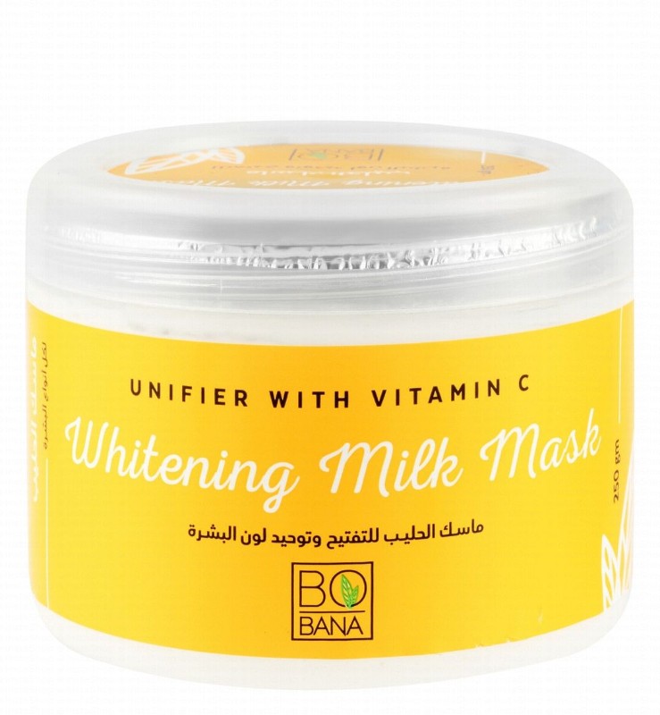 Bobana Whitening & Unifying Face & Body Milk Mask with Vitamin C for All Skin Types