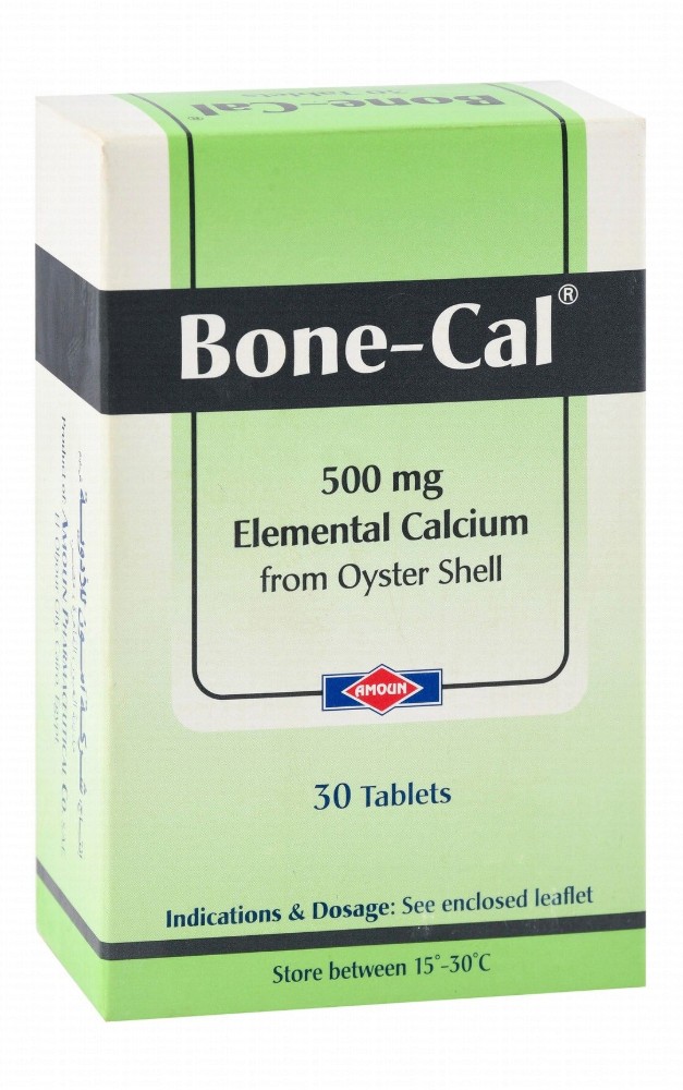 Bone-Cal 500mg Oyster Shell Calcium Supplement