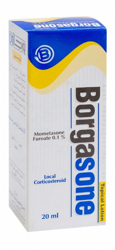 Borgasone 0.1% Mometasone Furoate Corticosteroid Topical Lotion