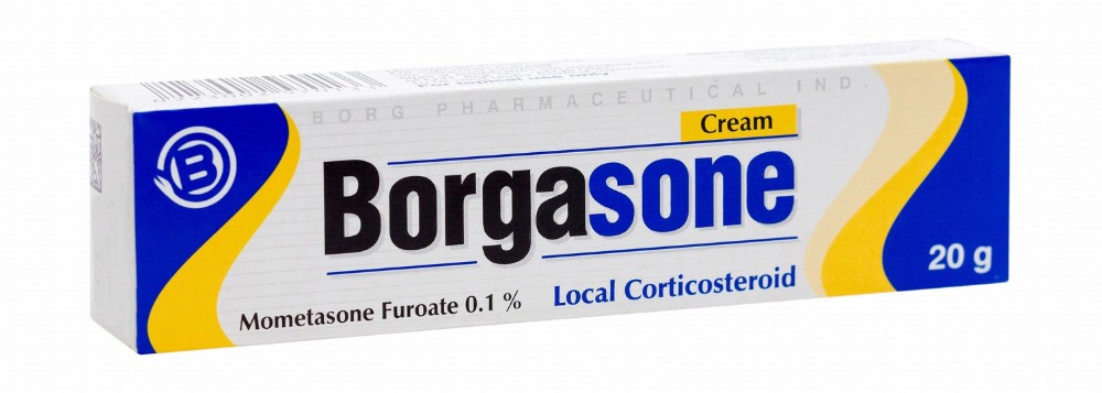 Borgasone 0.1% Mometasone Furoate Local Corticosteroid Cream