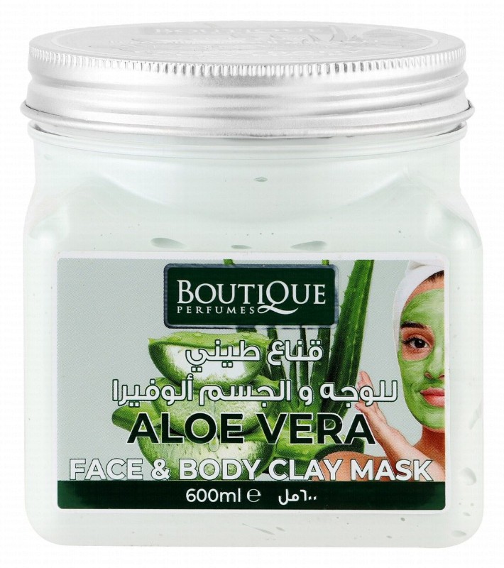 Boutique Cleansing Face & Body Clay Mask with Aloe Vera Extract