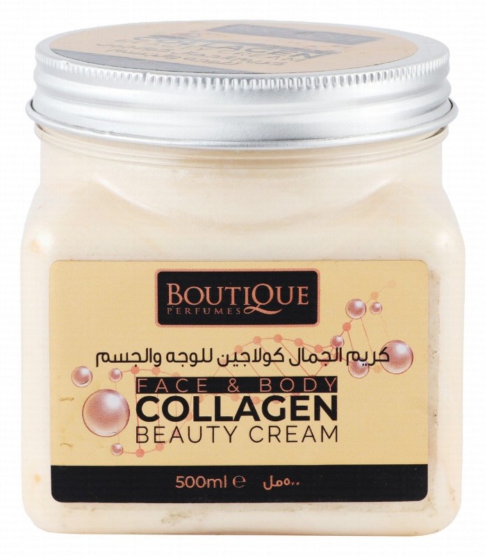 Boutique Moisturizing & Smoothing Face & Body Beauty Cream with Collagen & Vitamin E