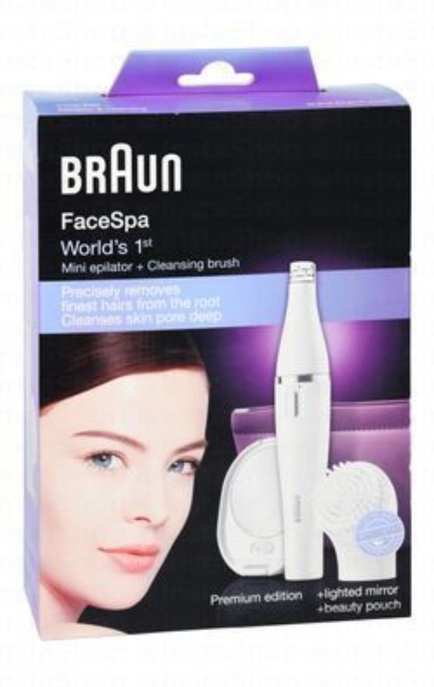 Braun Face Spa Mini Epilator with Cleansing Brush