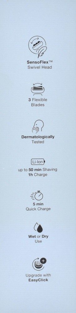 Braun Series 6 Shaver - Black & Blue, 60-B1000s