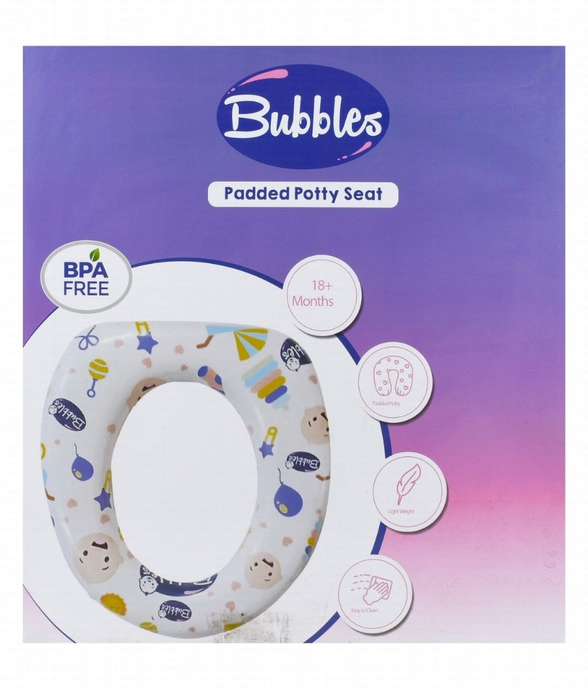 Bubbles Padded Potty Seat (18+ Months) - BPA free