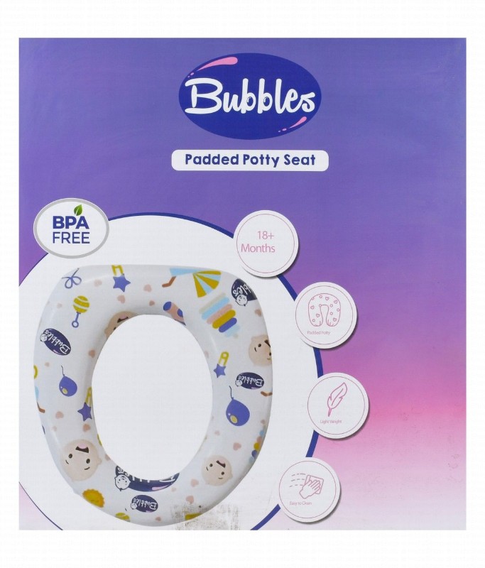 Bubbles Padded Potty Seat (18+ Months) - BPA free