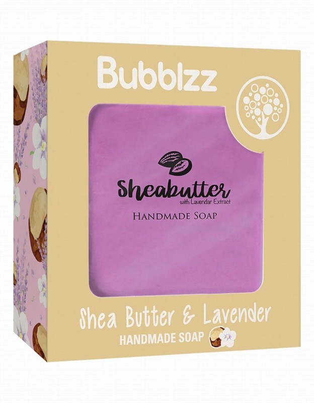 Bubblzz Shea Butter Soap Bar with Lavender Extract for Face