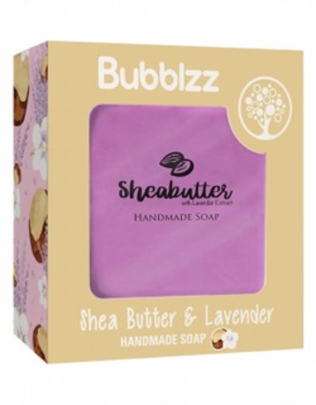 Bubblzz Shea Butter Soap Bar with Lavender Extract for Face