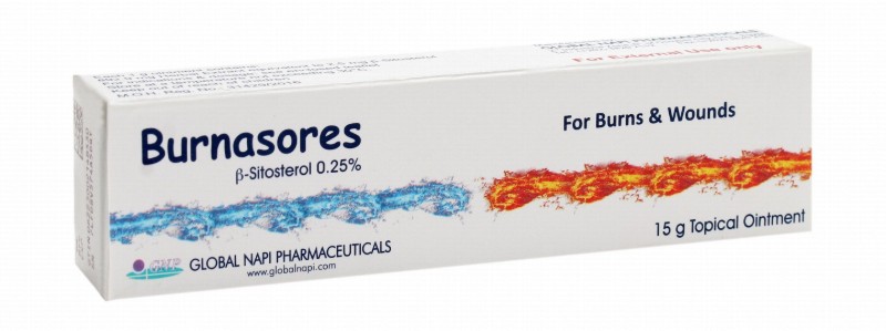 Burnasores Ointment with B-0.25% Sitosterol for Burns & Wounds