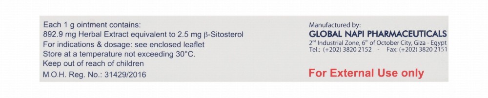 Burnasores Ointment with B-0.25% Sitosterol for Burns & Wounds