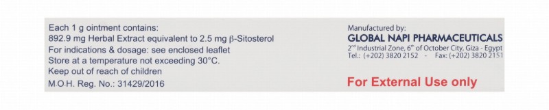 Burnasores Ointment with B-0.25% Sitosterol for Burns & Wounds