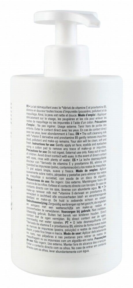 Byphasse Soft Cleansing Milk Facial Makeup Remover with Vitamin E & B5 for All Skin Types - vegan