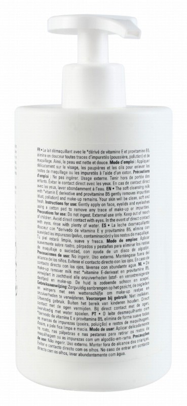 Byphasse Soft Cleansing Milk Facial Makeup Remover with Vitamin E & B5 for All Skin Types - vegan