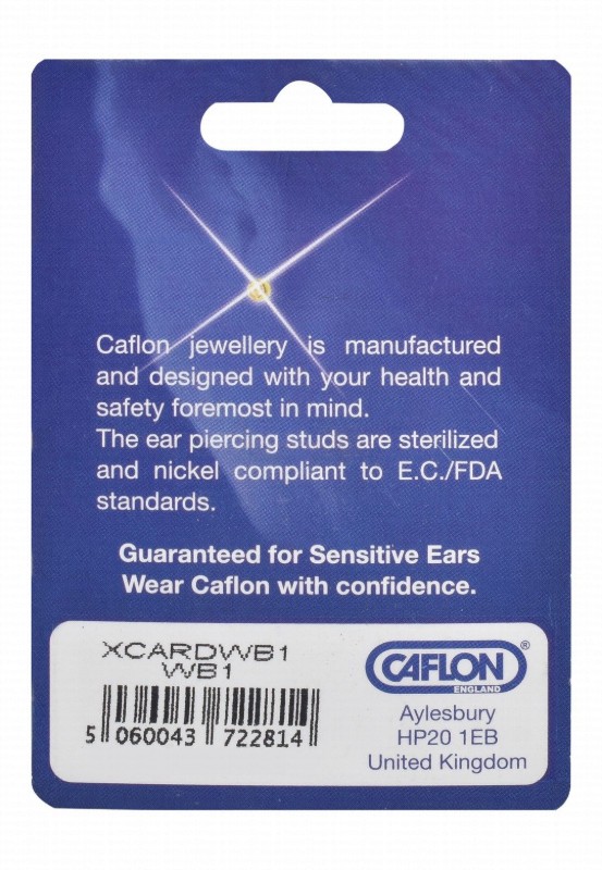 Caflon Fashion Sense Sterile Maroon Diamond Silver Stud Earrings for Sensitive Ears