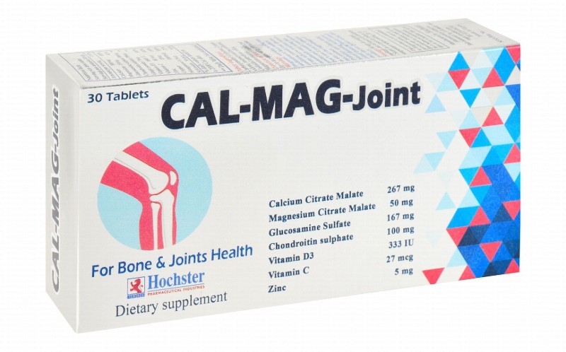 Cal-Mag-Joint 267mg Calcium Citrate Malate Bone & Joint Support Supplement with Magnesium Citrate Malate
