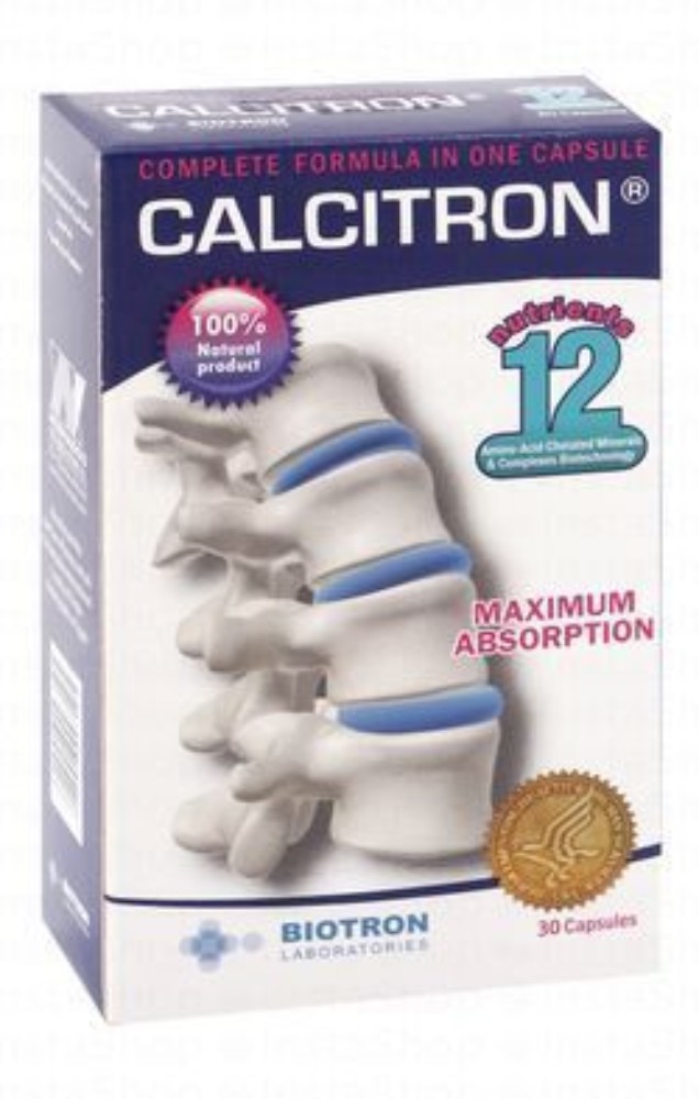 Calcitron Bone Support Supplement with Amino Acid Chelated Minerals