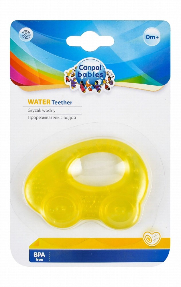 Canpol Babies Yellow Water Teether (0+ Months) - BPA free