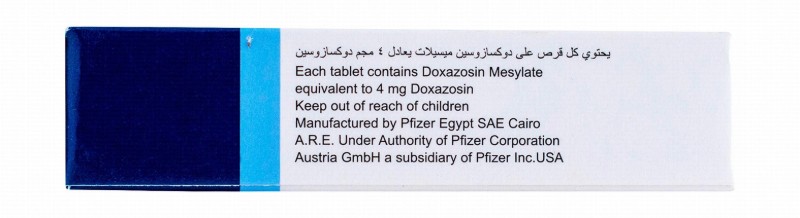 Cardura 4mg Doxazosin Mesylate