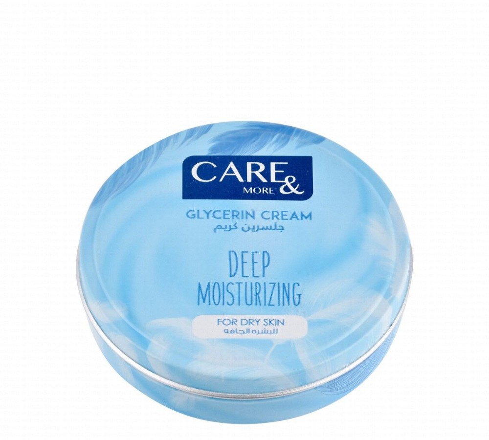 Care & More Deep Moisturizing Face & Body Cream with Glycerin for Dry Skin