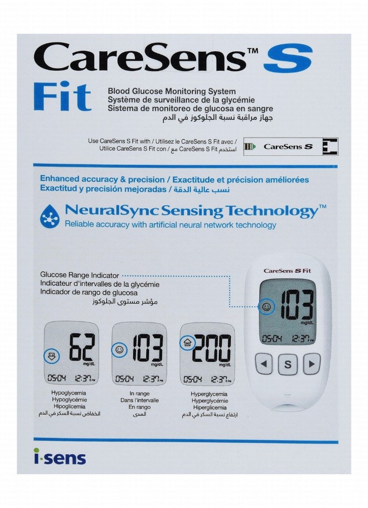 Caresens S Fit Blood Glucose Monitoring System