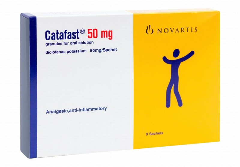 Catafast 50mg Diclofenac Potassium Granules Analgesic & Anti-Inflammatory