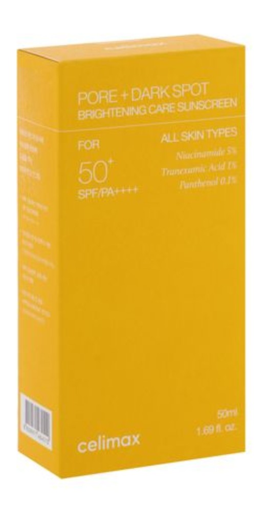 Celimax 5% Niacinamide, 1% Tranexamic Acid & 0.1% Panthenol Brightening & Anti-Dark Spot Sunscreen for All Skin Types SPF50+ PA++++