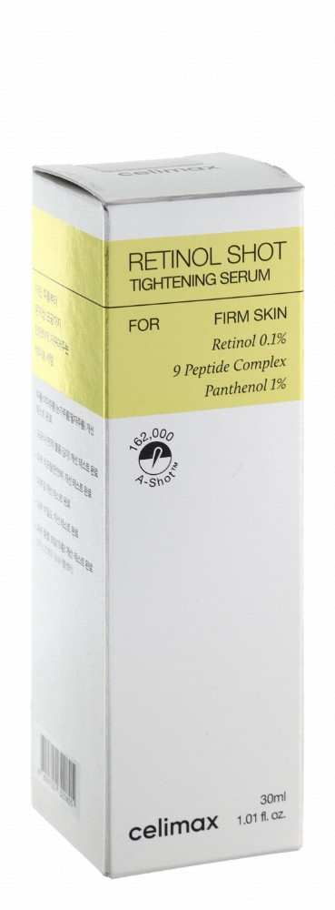 Celimax Tightening & Firming Facial Serum Shot with Retinol, Peptide Complex & Panthenol