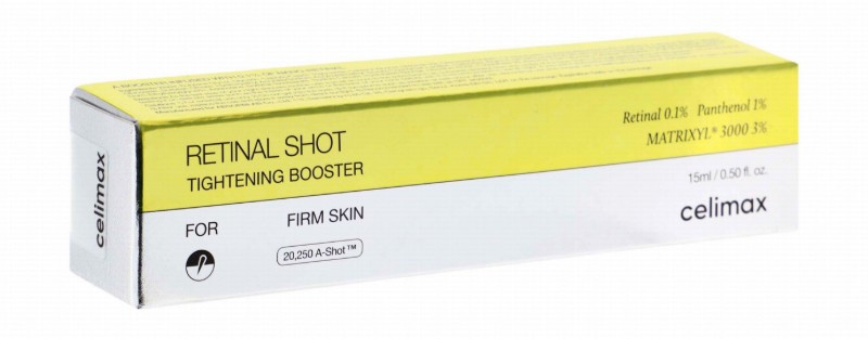Celimax Tightening, Firming & Boosting Facial Serum Shot with Retinal, Panthenol & Matrixyl
