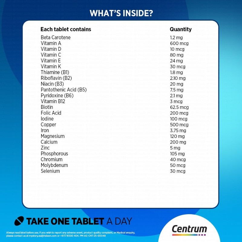 Centrum Men Multivitamin & Mineral Supplement