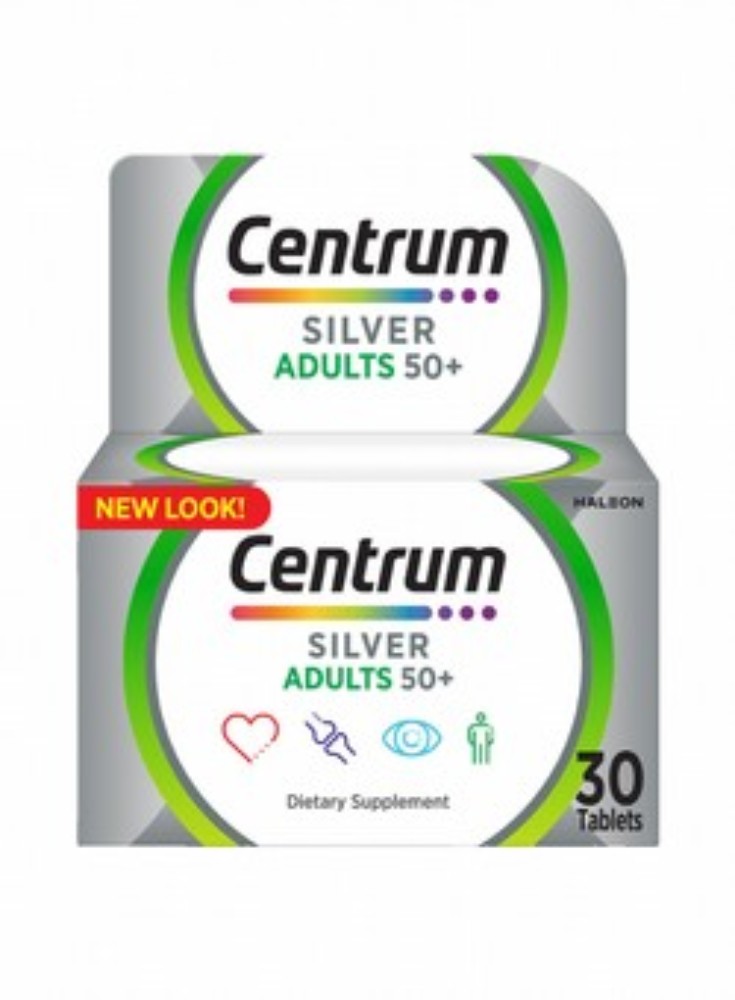 Centrum Silver Multivitamin & Multimineral Supplement with Lutein for Adults (50+ Years)
