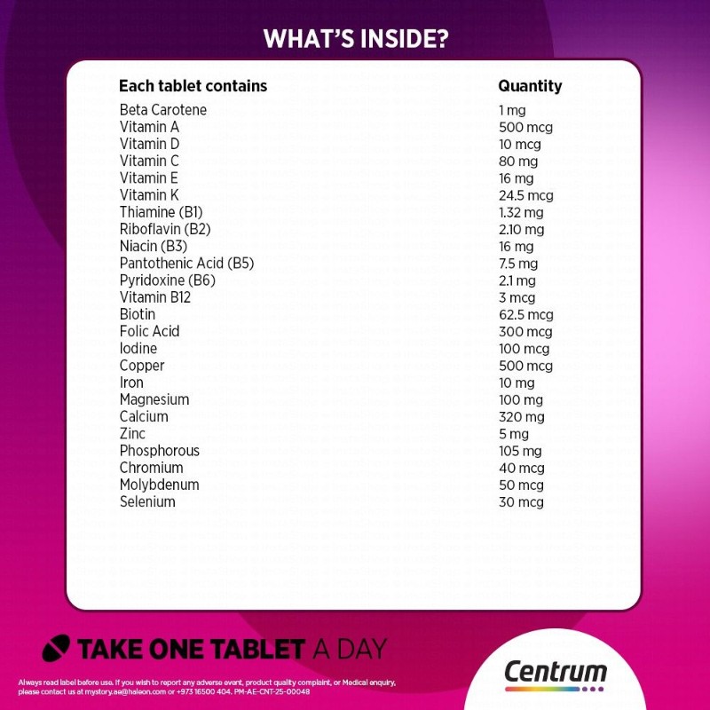 Centrum Women Multivitamin & Mineral Supplement