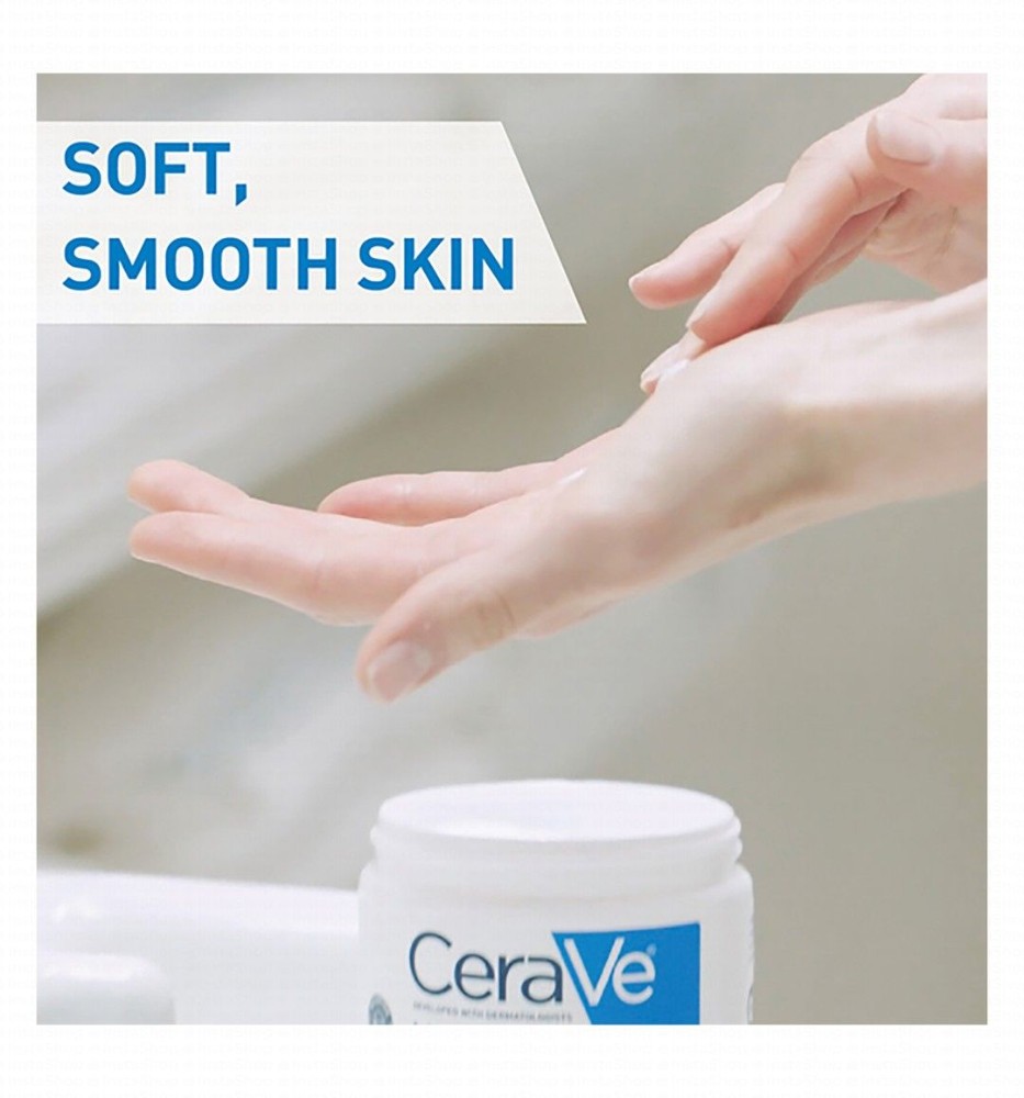 CeraVe Hypoallergenic Moisturizing Face & Body Cream with Ceramides & Hyaluronic Acid for Dry to Very Dry Skin - perfume free, non comedogenic