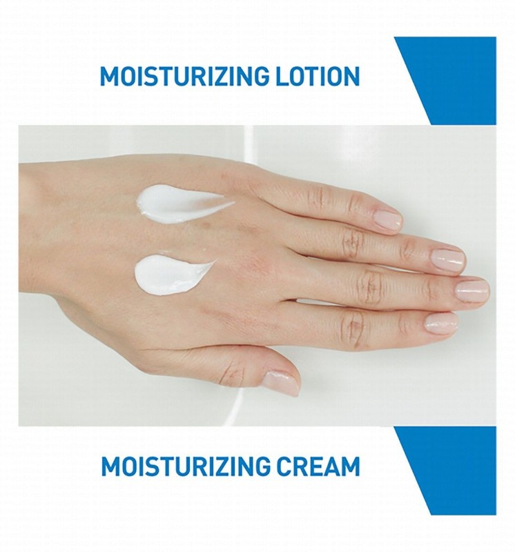 CeraVe Hypoallergenic Moisturizing Face & Body Lotion with Ceramides & Hyaluronic Acid - fragrance free, non comedogenic