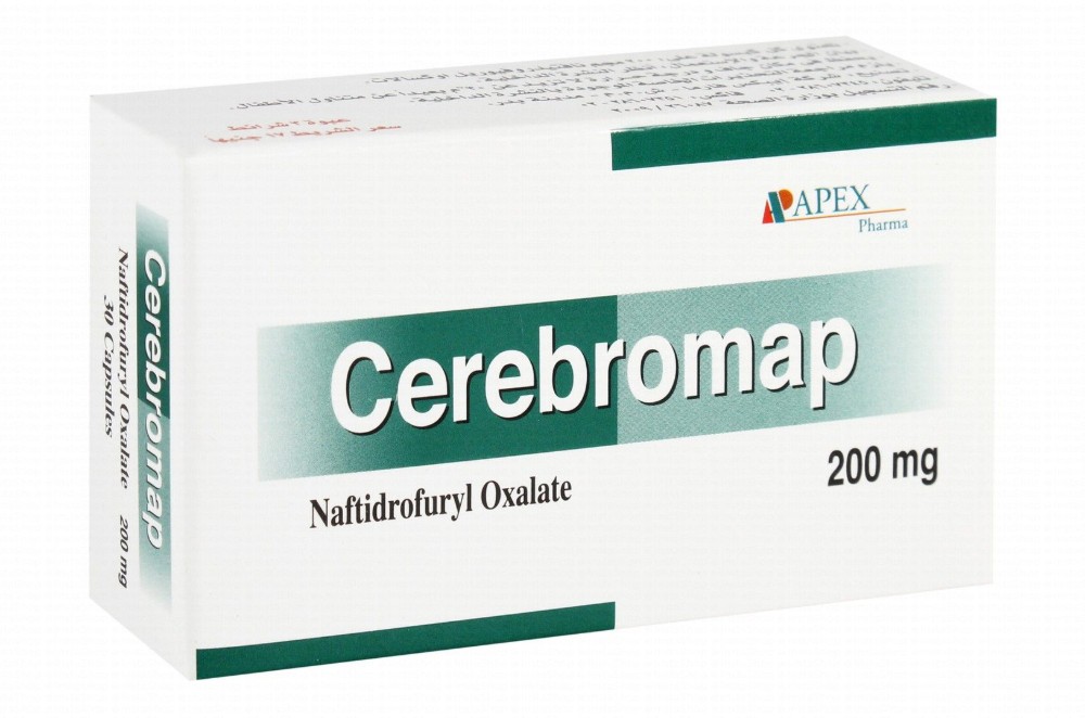 Cerebromap 200mg Naftidrofuryl Oxalate