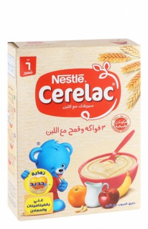 Cerelac Infant Cereal 3 Fruits & Wheat with Milk (6+ Months)