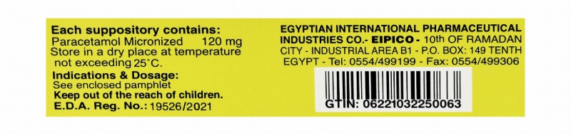 Cetal 120mg Paracetamol Antipyretic & Analgesic