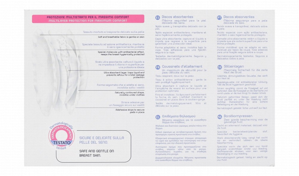 Chicco Antibacterial Leakproof Breast Pads